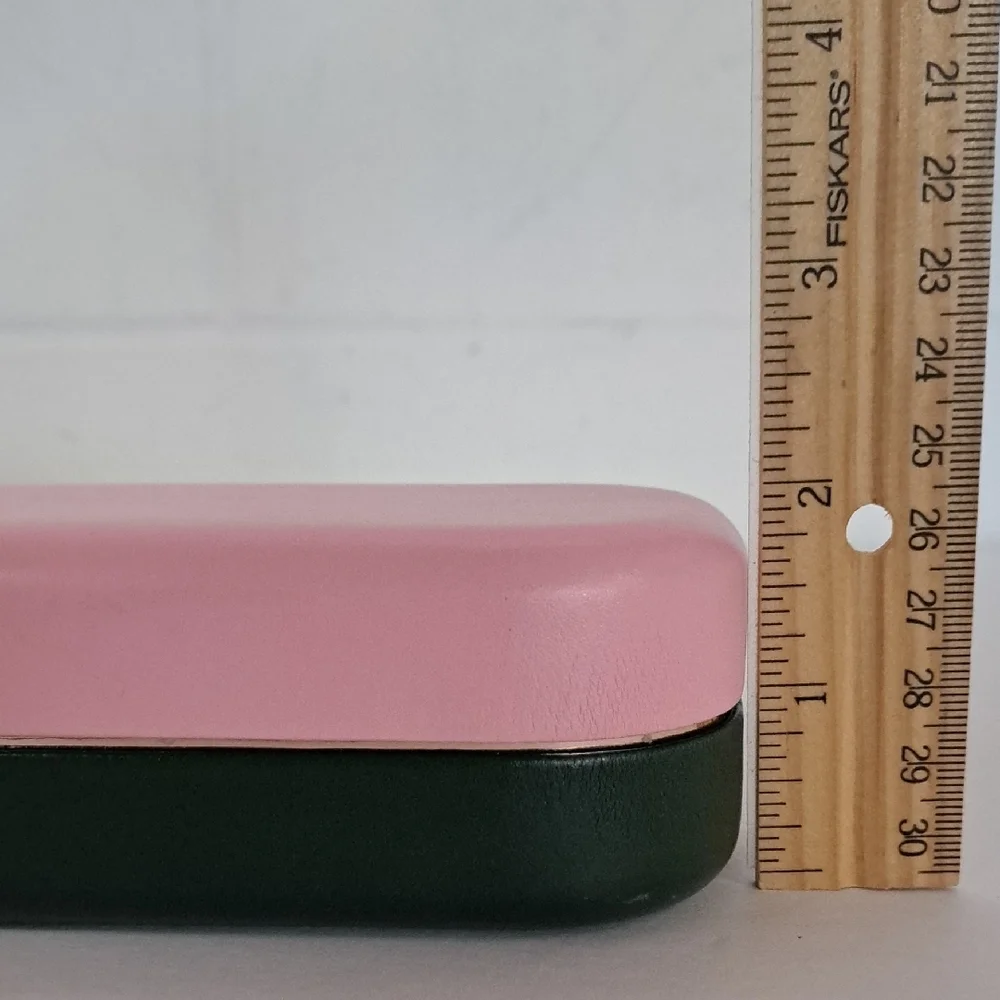Kate Spade Pink Green Hello Sunshine Hard Shell Glasses Case